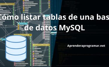 Cómo listar tablas de una base de datos MySQL